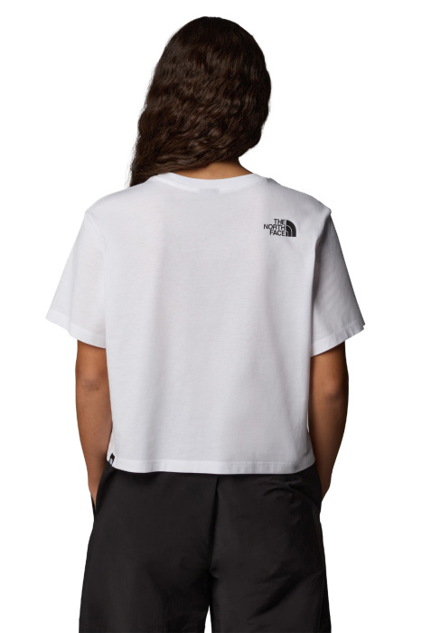 Ss Easy Relaxed Cropped Tee Kadın T-Shirt - NF0A8A6H Beyaz - 3