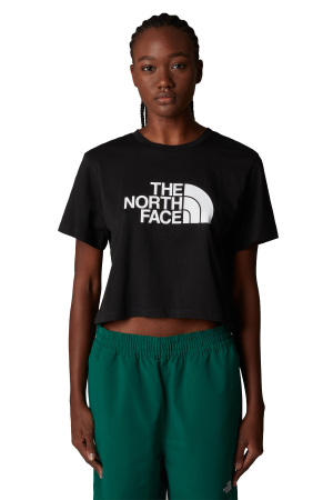 Ss Easy Relaxed Cropped Tee Kadın T-Shirt - NF0A8A6H Siyah - The North Face