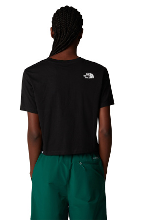 Ss Easy Relaxed Cropped Tee Kadın T-Shirt - NF0A8A6H Siyah - 3