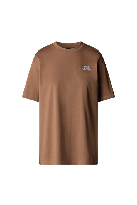 S/S Essential Oversıze Kadın T-Shirt - NF0A87NQ Açık Kahverengi - 1