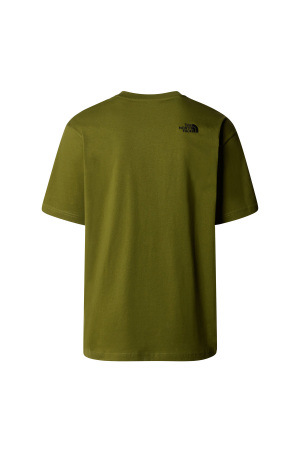 S/S Essential Oversize Tee Erkek T-Shirt - NF0A87NR Yağ Yeşili - 2