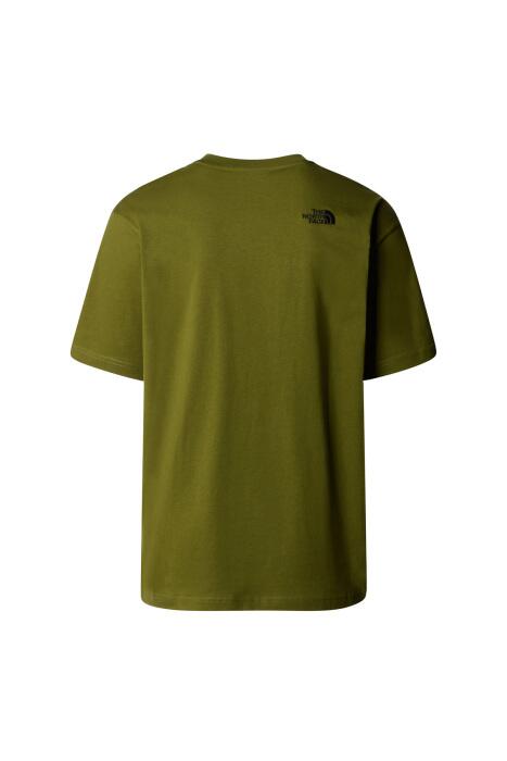S/S Essential Oversize Tee Erkek T-Shirt - NF0A87NR Yağ Yeşili - 2