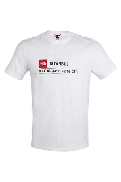 S/S Gps Tee Istanbul Erkek T-Shirt - NF0A8B4K Beyaz - 1