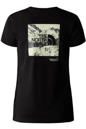 S/S Graphic Half Dome Tee Kadın T-Shirt - NF0A7R3D Siyah - Thumbnail