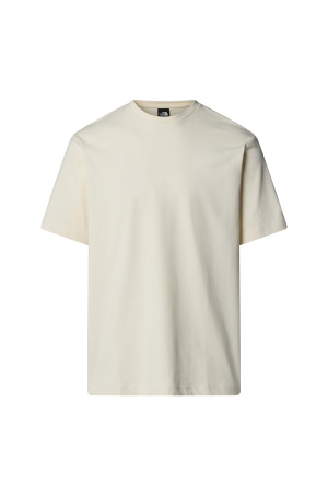 Ss Logo Rmst Relaxed Tee Erkek T-Shirt - NF0A8C35 Krem - The North Face