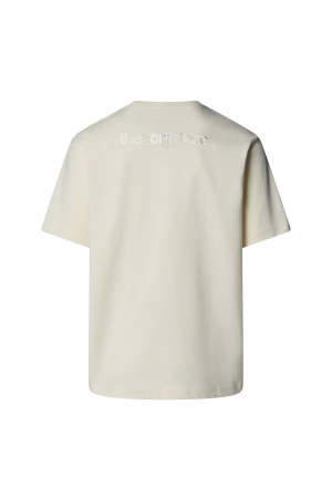 Ss Logo Rmst Relaxed Tee Erkek T-Shirt - NF0A8C35 Krem - 2