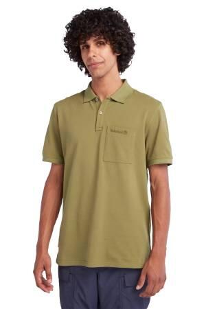 Ss Modern Wash Pocket Erkek Polo T-Shirt - TB0A65P1 Haki - 1
