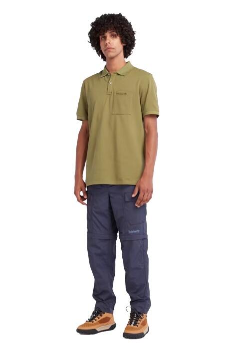 Ss Modern Wash Pocket Erkek Polo T-Shirt - TB0A65P1 Haki - 2