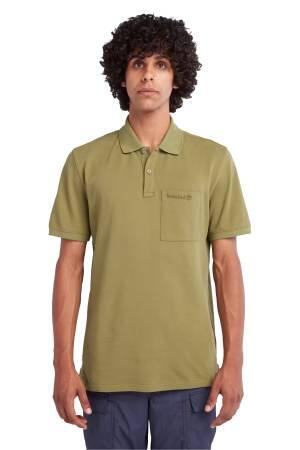 Ss Modern Wash Pocket Erkek Polo T-Shirt - TB0A65P1 Haki - 5
