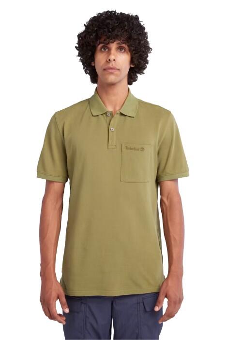 Ss Modern Wash Pocket Erkek Polo T-Shirt - TB0A65P1 Haki - 5