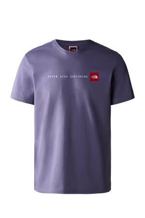 S/S Never Stop Exploring Tee Erkek T-Shirt - NF0A7X1M Koyu Gri - 2