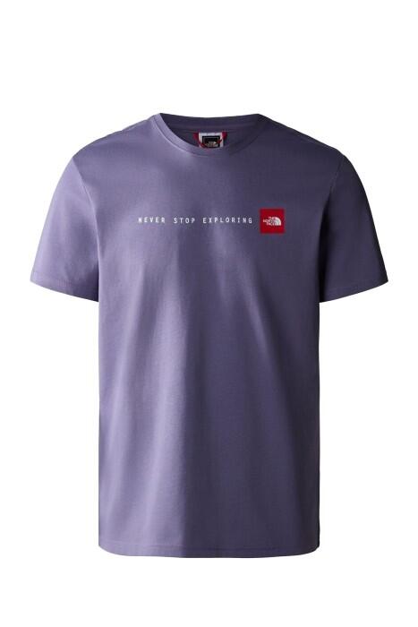 S/S Never Stop Exploring Tee Erkek T-Shirt - NF0A7X1M Koyu Gri - 2