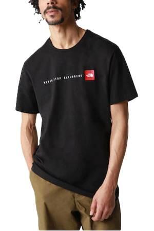 S/S Never Stop Exploring Tee Erkek T-Shirt - NF0A7X1M Siyah - 1