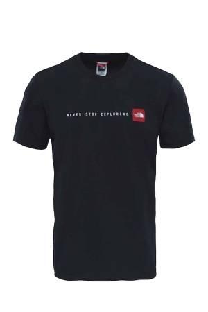 S/S Never Stop Exploring Tee Erkek T-Shirt - NF0A7X1M Siyah - 3