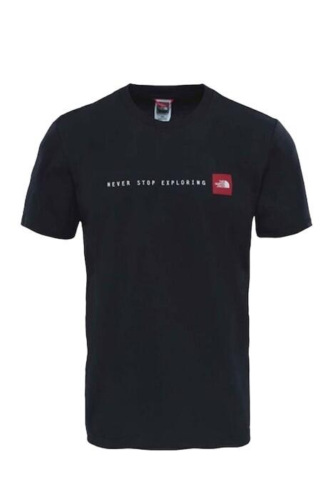 S/S Never Stop Exploring Tee Erkek T-Shirt - NF0A7X1M Siyah - 3