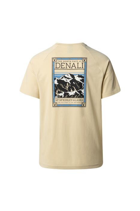 S/S North Faces Tee Erkek T-Shirt - NF0A87NU Gri - 2