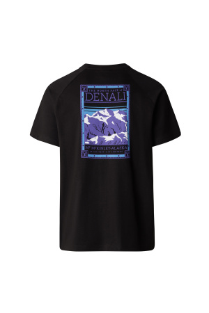 S/S North Faces Tee Erkek T-Shirt - NF0A87NU Siyah - 2