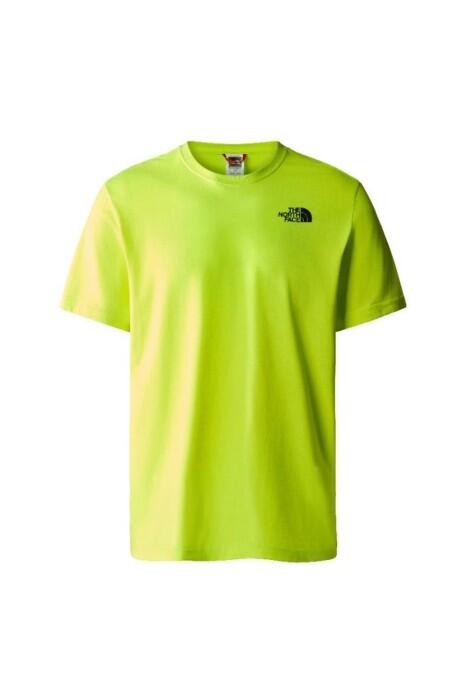 S/S Redbox Tee Erkek T-Shirt - NF0A2TX2 Siyah/Neon Sarı