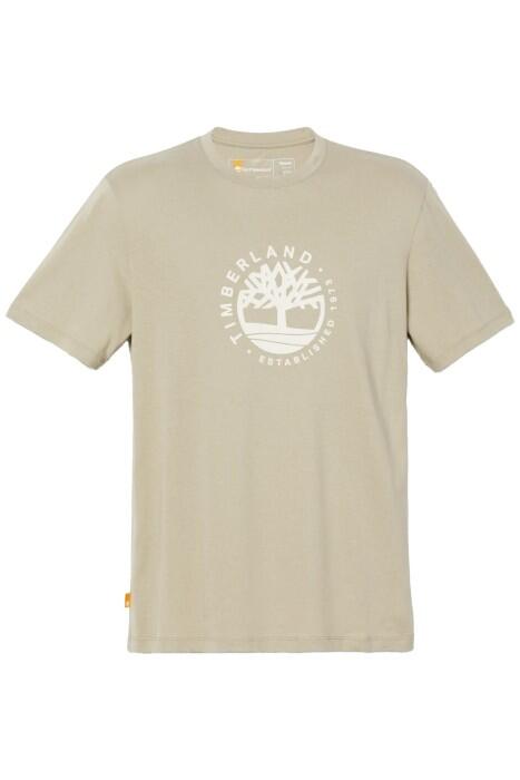 Ss Refibra Logo Graphic Tee Regular Erkek T-Shirt - TB0A65XS Bej - 3