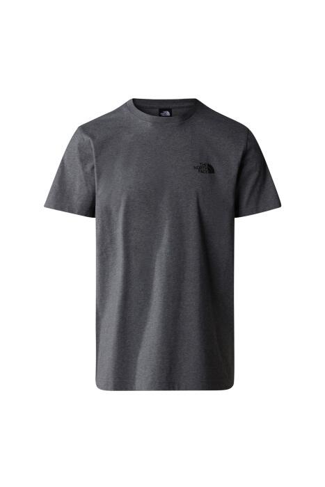 S/S Simple Dome Tee Erkek T-Shirt - NF0A87NG Gri Menanj - 1