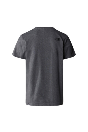 S/S Simple Dome Tee Erkek T-Shirt - NF0A87NG Gri Menanj - 2