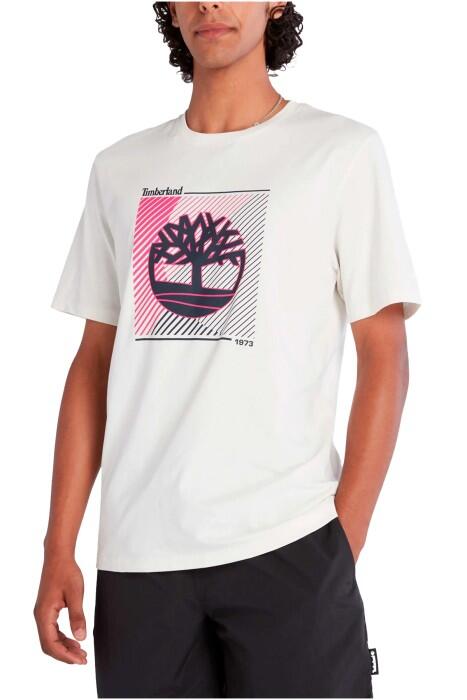 Ss Tree Logo Graphic Tee Regular Erkek T-Shirt - TB0A663S Beyaz - 1