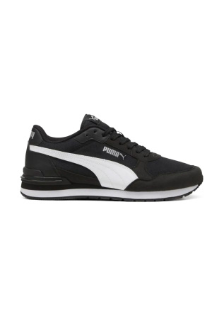 St Runner V4 Mesh Erkek Ayakkabı - 399666 Siyah/Beyaz - 1