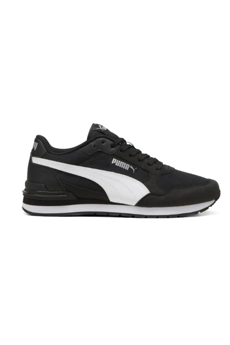 St Runner V4 Mesh Erkek Ayakkabı - 399666 Siyah/Beyaz - 1