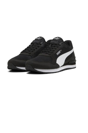 St Runner V4 Mesh Erkek Ayakkabı - 399666 Siyah/Beyaz - 2