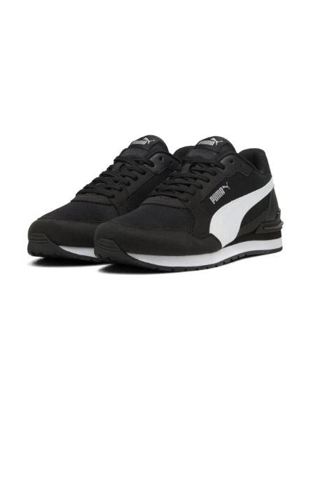 St Runner V4 Mesh Erkek Ayakkabı - 399666 Siyah/Beyaz - 2