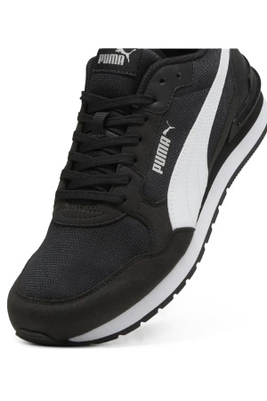 St Runner V4 Mesh Erkek Ayakkabı - 399666 Siyah/Beyaz - 3