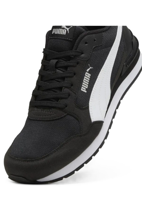 St Runner V4 Mesh Erkek Ayakkabı - 399666 Siyah/Beyaz - 3