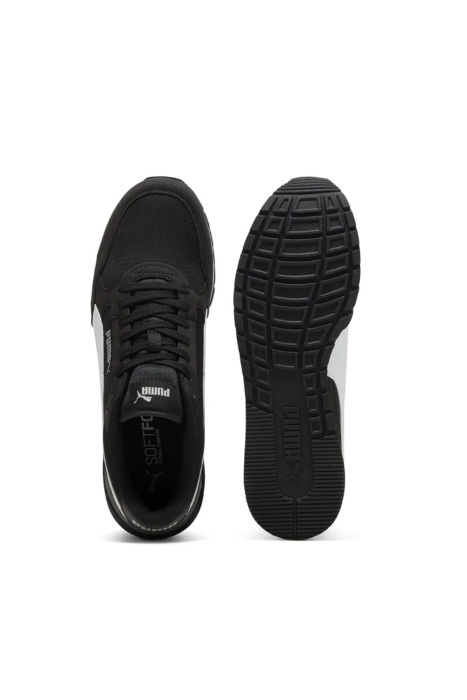 St Runner V4 Mesh Erkek Ayakkabı - 399666 Siyah/Beyaz - 4