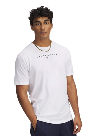 Stacked Logo Erkek T-Shirt - 6000211 Beyaz - 1