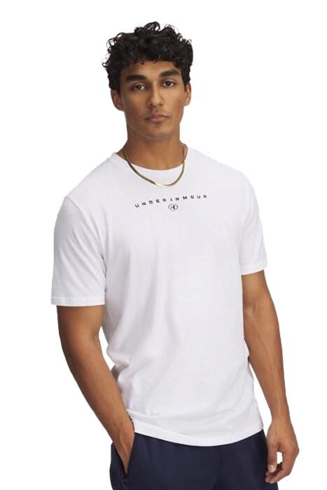 Stacked Logo Erkek T-Shirt - 6000211 Beyaz - 1