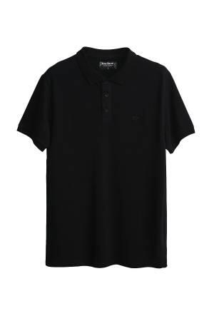 Stark Erkek Polo T-Shirt - 21.01.07.051 Siyah - Thumbnail