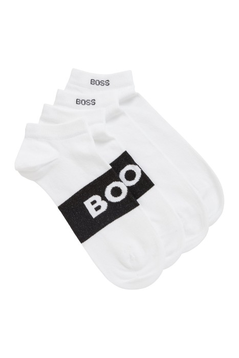 Boss - Streç Kumaştan Bilek Boyu Çorap - 50469720 Beyaz