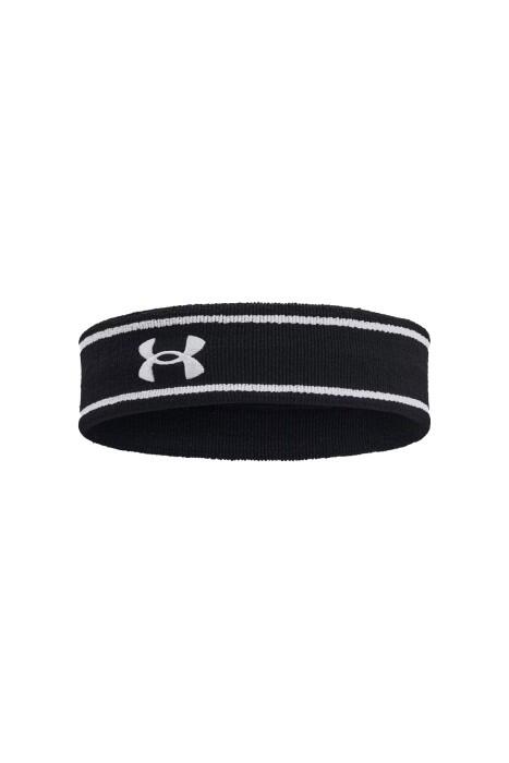 Under Armour - Striped Performance Terry Unisex Saç Bandı - 1373118 Siyah