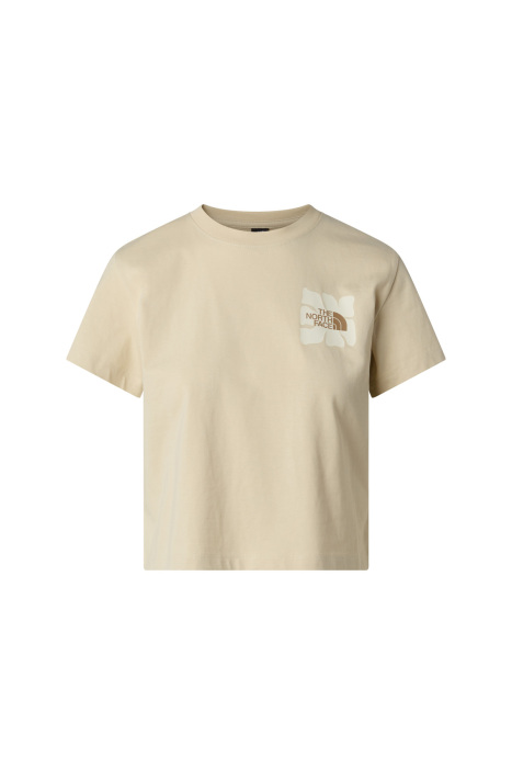 Sun Regular Short Sleeve Cutie Tee-Gra Kadın T-Shirt - NF0A8GQS Açık Bej - 1