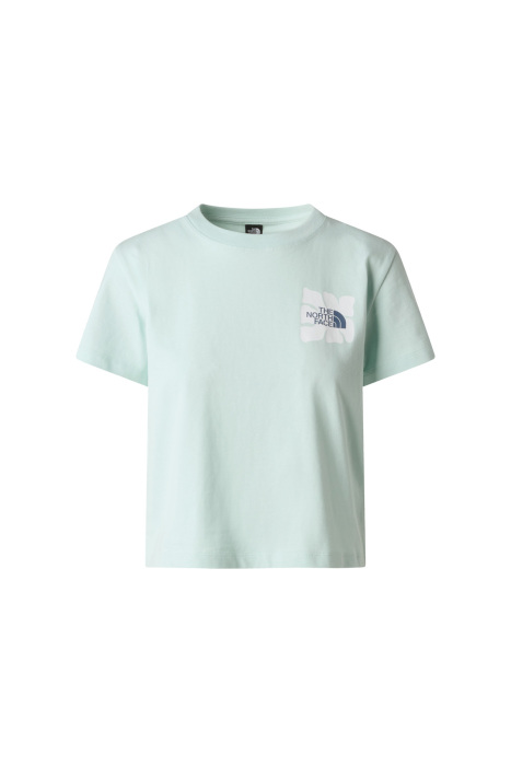 Sun Regular Short Sleeve Cutie Tee-Gra Kadın T-Shirt - NF0A8GQS Mint Yeşili - 1