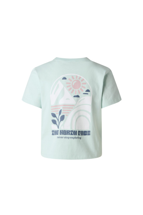 Sun Regular Short Sleeve Cutie Tee-Gra Kadın T-Shirt - NF0A8GQS Mint Yeşili - 2