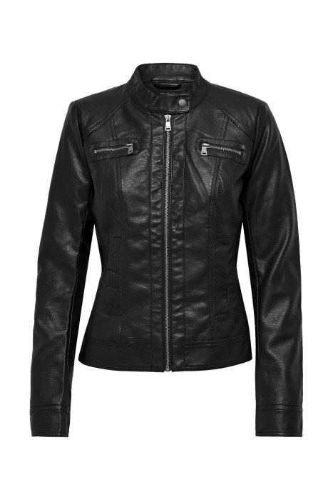 Suni Deri Kadın Ceket - 15081400 Black
