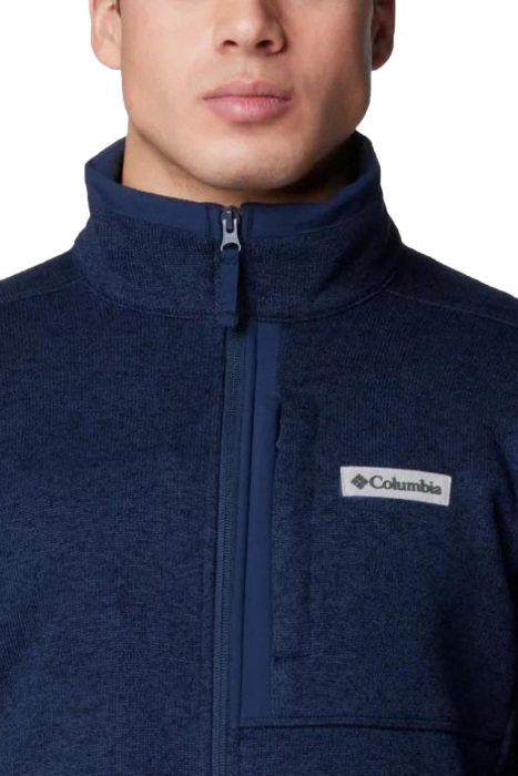 Sweater Weather Full Zıp Erkek Polar Üst - AO9845 PFG Lacivert - 3