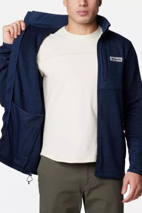 Sweater Weather Full Zıp Erkek Polar Üst - AO9845 PFG Lacivert - 4