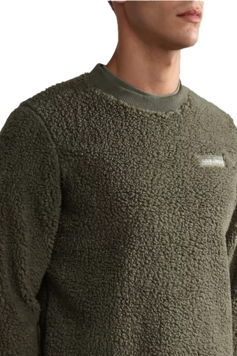 T-Morgex C Erkek Polar SweatShirt - NP0A4GJ1 Koyu Yeşil