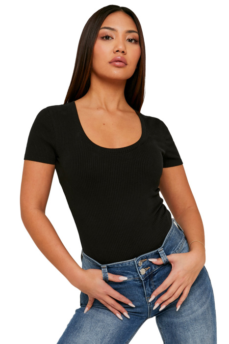 Tally Weijl Kadın Basic T-Shirt - STSCOORIONS Siyah - 1