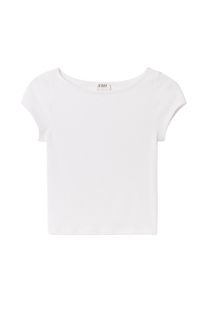 Tally Weijl Kadın Baskılı T-Shirt - STSCONIGEL Beyaz - 2