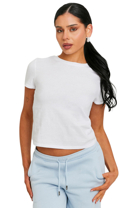 Tally Weijl Kadın Baskılı T-Shirt - STSCOPERLA Beyaz - 1