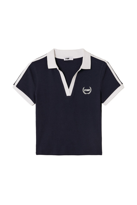 Tally Weijl Kadın Polo T-Shirt - STSCOMITSKI Lacivert - 5
