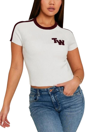 Tally Weijl Kadın T-Shirt - SPUVISHAMIA Renkli - Tally Weijl